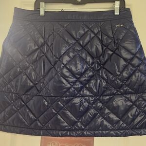 Quilted RLX Ralph Lauren Navy Skirt